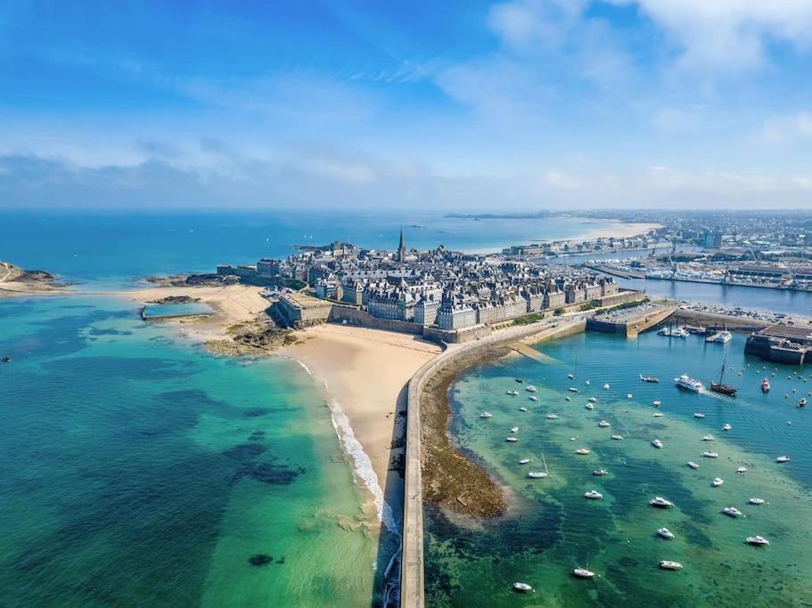 Petite Maison Situee Entre Saint-Malo Et Cancale Exteriör bild